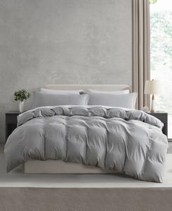 Ультрамягкий предварительно выстиранный комплект постельного белья из 3 предметов, размер Queen Nestl, Light gray