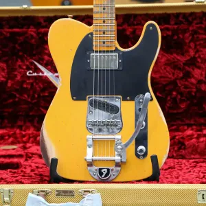 FENDER 50-х Vibra Tele Heavy Relic Стареющая маслянисто-сливочная блондинка