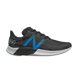 Кроссовки FuelCell 890v8 2E Wide 'Black Neo Classic Blue', черный