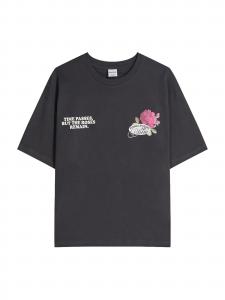 Bershka Футболка в цвете антрацит