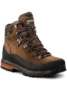 Ботинки с нашивкой-логотипом Meindl, коричневый