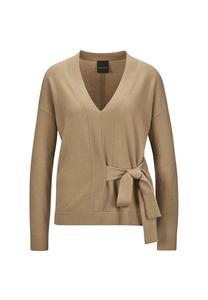 Свитер с V-образным вырезом и галстуком Madeleine, мультиколор