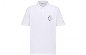 Рубашка поло мужская белая Dior, белый