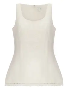 Топ Effi с кружевной отделкой Posse, белый