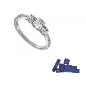 Swarovski Кольца Attract Trilogy для женщин, серебро
