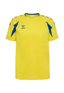 Футболка core 2.0 с принтом в стиле s/s Hummel, Blazing Yellow True Blue