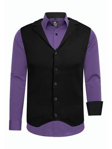 Rusty Neal Комплект из двух предметов: рубашка и жилет, фиолетовые