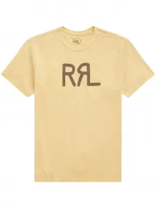 Футболка с логотипом Ralph Lauren RRL, желтый