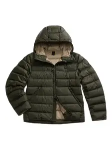 Стеганая куртка с капюшоном Blauer, зеленый