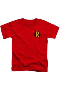 Футболка с коротким рукавом для детей с логотипом Robin от DC Comics Gildan, красный