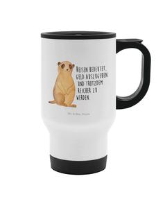 Кружка суриката с надписью на белом фоне Mr. & Mrs. Panda