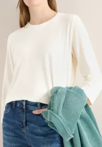 Топ mit с длинными рукавами и лентой Cecil, Weiß