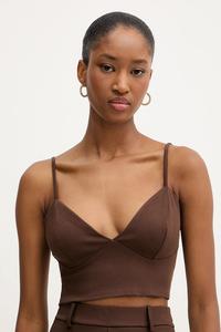 Топ Haveone, коричневый
