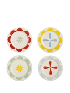 Набор folk из четырех тарелок, 1,5х17,5 см, &K Amsterdam, нейтральные цвета