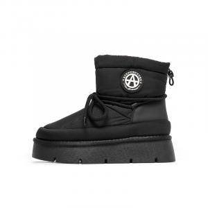 Acupuncture Термоутепленные утепленные противоскользящие короткие ботинки женские black
