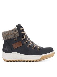 Ботильоны на плоской подошве Rieker, синий