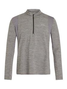 Флисовый свитер Protest  PRTSTRAYED 1/4 zip active top, цвет Dark Grey Melee