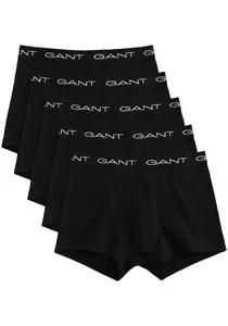 Трусы-боксеры Gant "TRUNK 5-PACK" (упаковка, 5 шт., 5 шт.), с эластичным поясом с логотипом GANT, черный