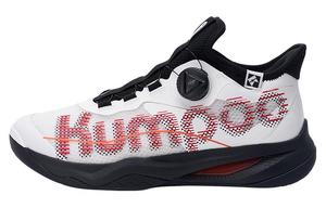 Хуа И Противоскользящие Бадминтонные Кроссовки Низкие Унисекс Белый Красный KUMPOO