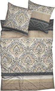 Постельное белье Casatex 207396 2-teilig, антрацитово-бежевый - 135 х 200 см