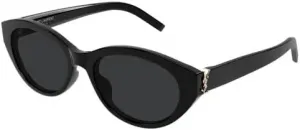 Солнцезащитные очки Saint Laurent M148/F в винтажной овальной форме