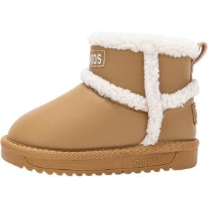 Детские утепленные ботинки Kids EBMINI, camel