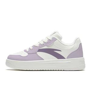 ANTA Нескользящие износостойкие низкие кроссовки для скейтбординга унисекс, белые, фиолетовые