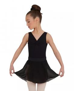 Юбка-накидка для девочек Capezio, черный