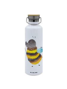 Mr. & Mrs. Panda Мягкая бутылка для напитков Hummel без слогана, белого цвета