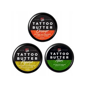 Набор для татуировки Loveink с маслом 50 мл: Алоэ + Апельсин + Папайя