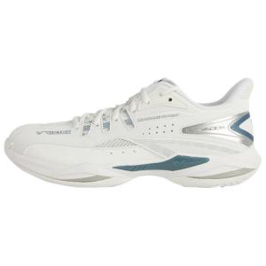 Victor Кроссовки для бадминтона с амортизацией, противоскользящие, с низкой подошвой, унисекс, белые, серебристые