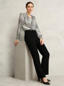 Топ Rosana в горошек Hobbs, Cream/Black