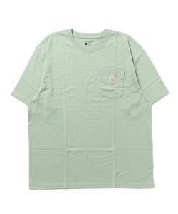 Футболка с коротким рукавом, большим нагрудным карманом и нашивкой с логотипом Carhartt