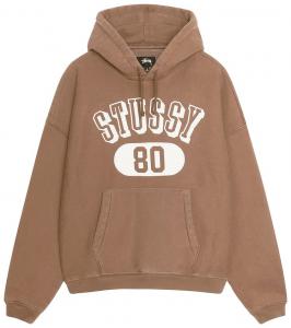Худи Stussy 80 Relaxed, коричневый