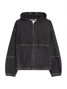 Bershka Куртка для межсезонья в черном цвете