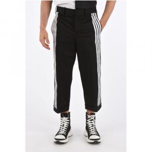 Брюки с заниженной талией и кантом Neil Barrett, Black