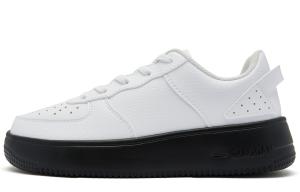 Кроссовки QIAODAN Skateboarding Shoes Women's Low-top Black/white, белый/черный