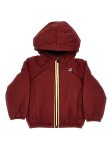 Куртка на молнии с капюшоном K-Way, красный