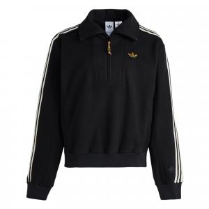 Женская толстовка с застежкой-молнией до половины Adidas Originals, черный