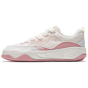 ANTA Износостойкие, нескользящие и дышащие низкие кроссовки для скейтбординга женские, белые, розовые