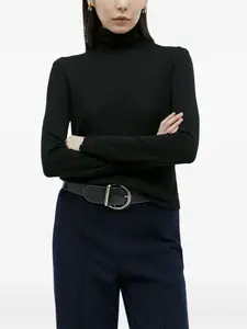 Ремень с круглой пряжкой CHLOÉ, черный