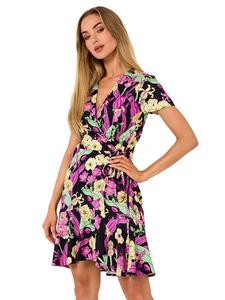 Короткое платье made of emotion Kleid, цвет Bunt/Schwarz