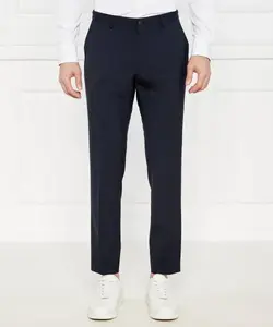 Шерстяные брюки p-genius-cw-wg-243 Modern fit Boss, синий