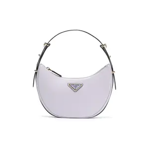PRADA Кожаная портативная сумка через плечо, женская наплечная сумка light purple