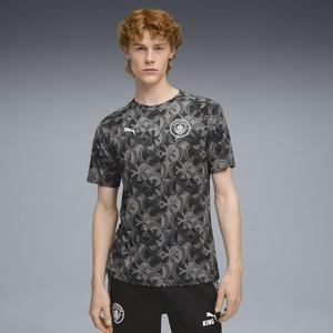 Мужская футболка с коротким рукавом для предматчевой подготовки «Манчестер Сити» сезона 2025-26