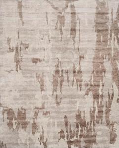 Ковер SAFAVIEH, 275 x 366 см, Tibetan Collection - Silver & Grey, ручное плетение из вискозы, идеален для помещений с высокой проходимостью в гостиной, спальне (TB754A)