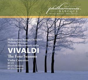 CD диск Vivaldi / Philharmonia Baroque Orch / McGegan: Four Seasons Op 8 / Violin Ctos RV271 & 277 & 375