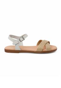 Сандалии Hebilla Cruzada Pisamonas, цвет natural