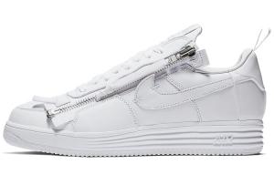 Мужские кроссовки для скейтбординга Nike Lunar Force 1 с молнией, белый