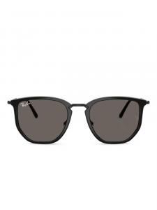 Ray-Ban солнцезащитные очки в геометричной оправе, черный